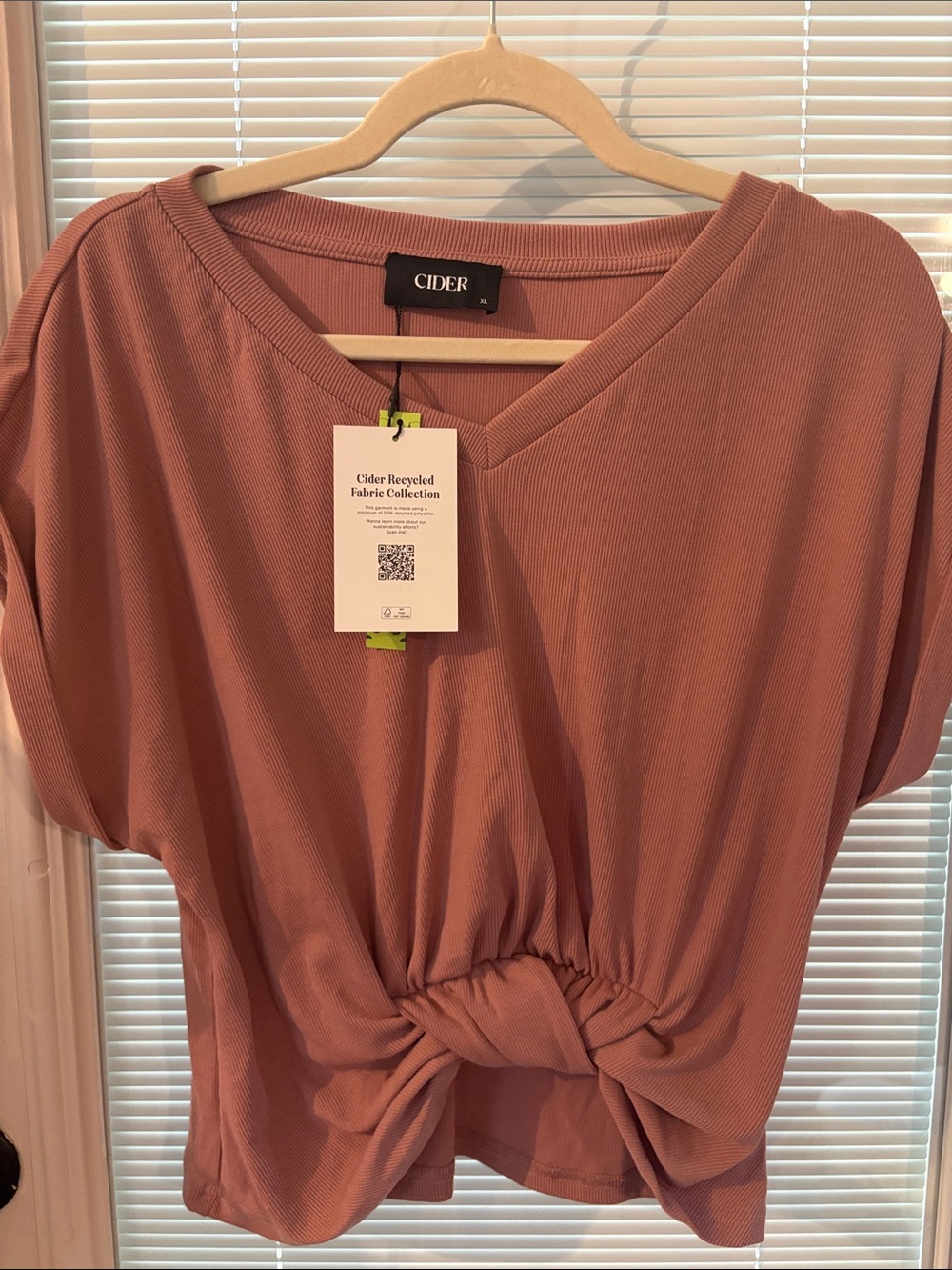 XL cider NWT knot top
